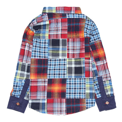 Madras Plaid Shirt for Boys