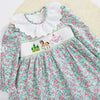 Little Girls Spring Princess Castle Hand Smocked Dress