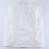 Picot Lace Trim Blouse