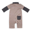 Boys Long Sleeve Arctic Stripe Romper