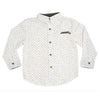 Boys Long Sleeve Paisley Print Shirt