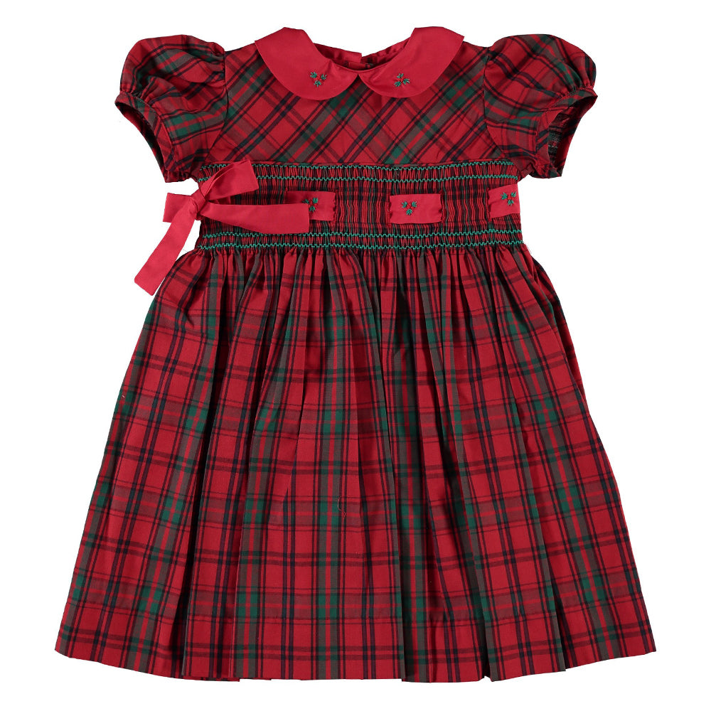 NWT Gymboree Holiday Girls Black Velvet w/Red Plaid Accent Dress Size 8 