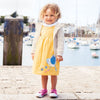 Lemon Bird Pinafore Dress