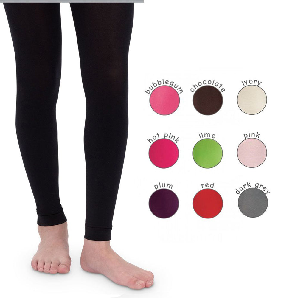 Footless Tights Children, White Footless Tights Girls