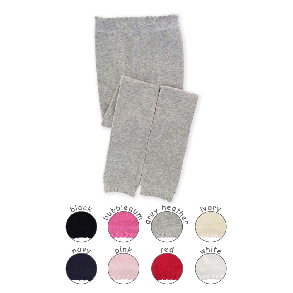 Toddler and Little Girls PIMA Cotton FOOTLESS Tights