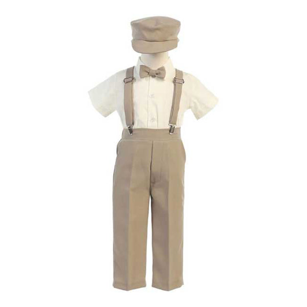 Boys Suspender Pant Set & Hat - Best Dressed Tot - Baby and Children's ...