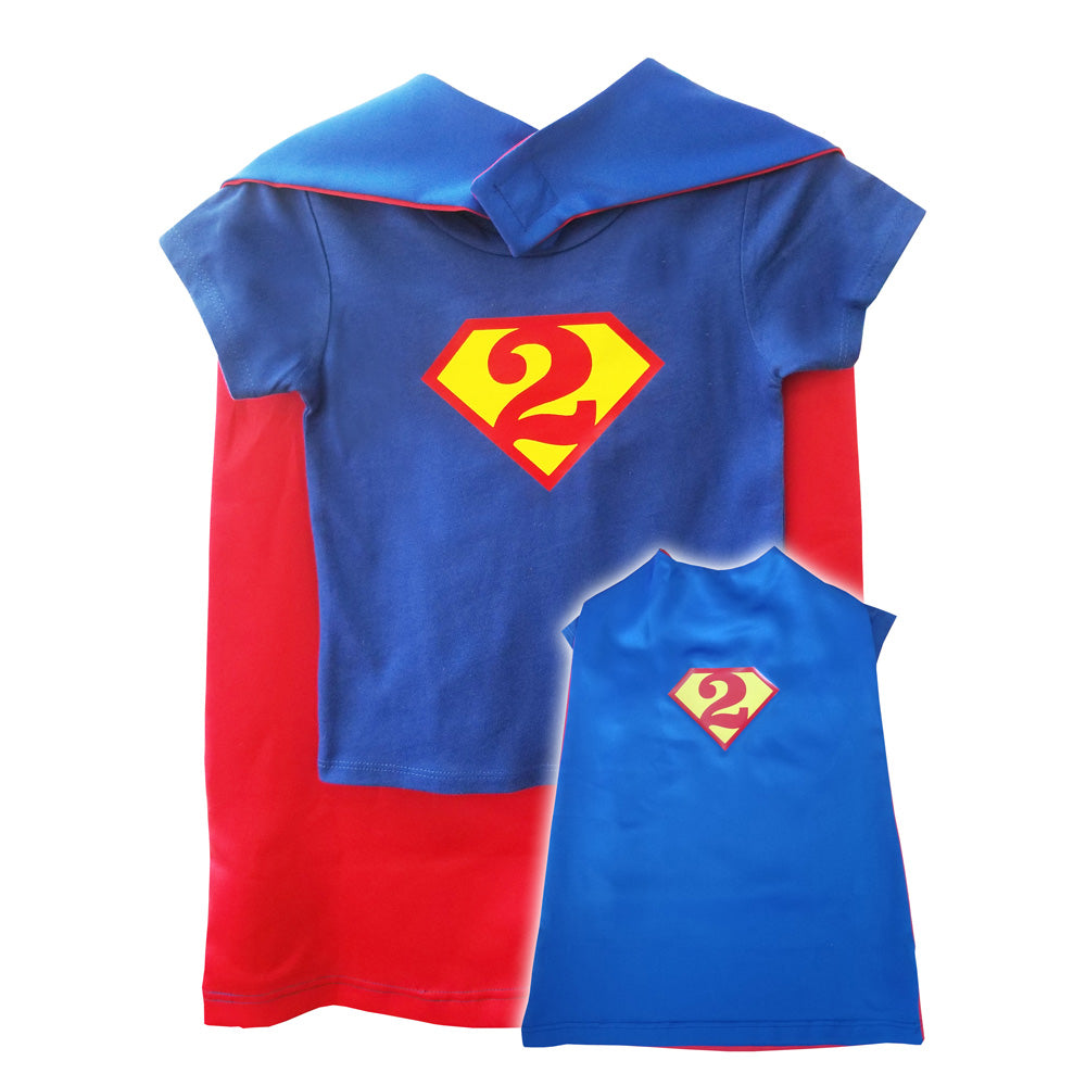 stil vermogen paddestoel Superman Birthday Shirt and Cape Set - Best Dressed Tot - Baby and  Children's Boutique