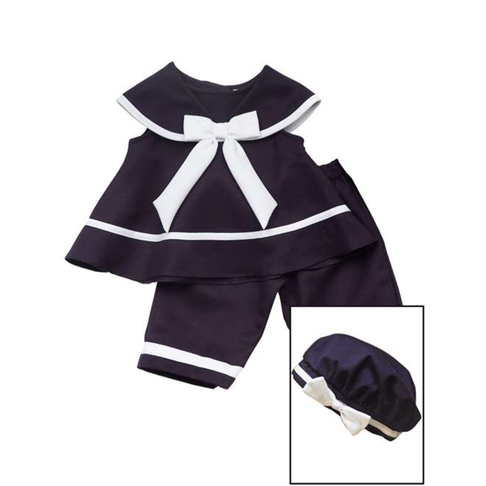 Girls Navy Nautical Capri Set - Best Dressed Tot - Baby and Children's  Boutique