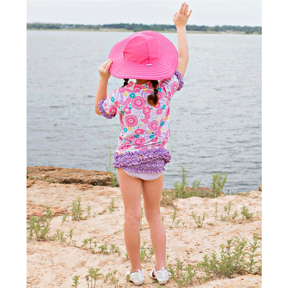 Blooming Buttercups Rash Guard Bikini - Best Dressed Tot - Baby and  Children's Boutique