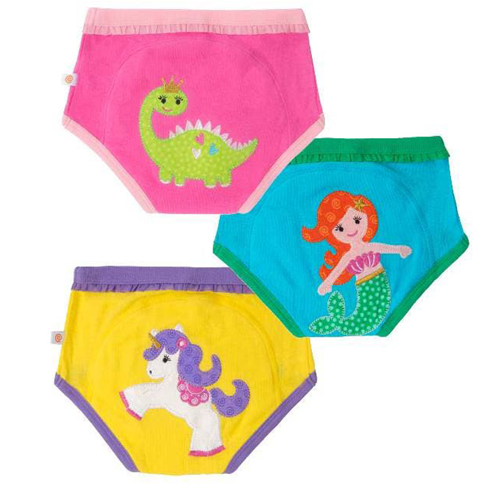 Fairy Tails ORGANIC Girls Potty Training Pant 3 pc Set - Best Dressed Tot -  Baby and Children's Boutique