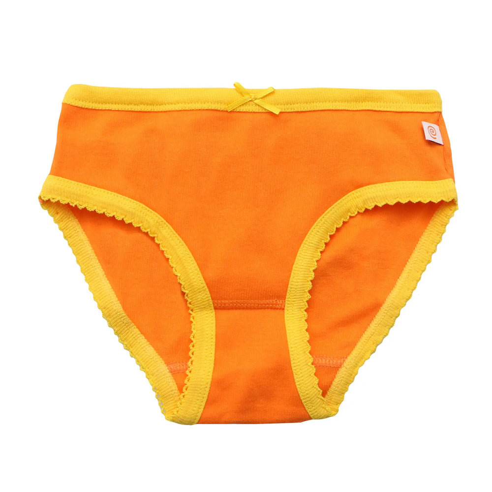 6-Pack Little Girls Soft Organic Cotton Underwear Toddler Panties